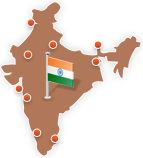Landkarte von Indien