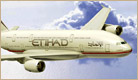 Flugzeug der Etihad Airways